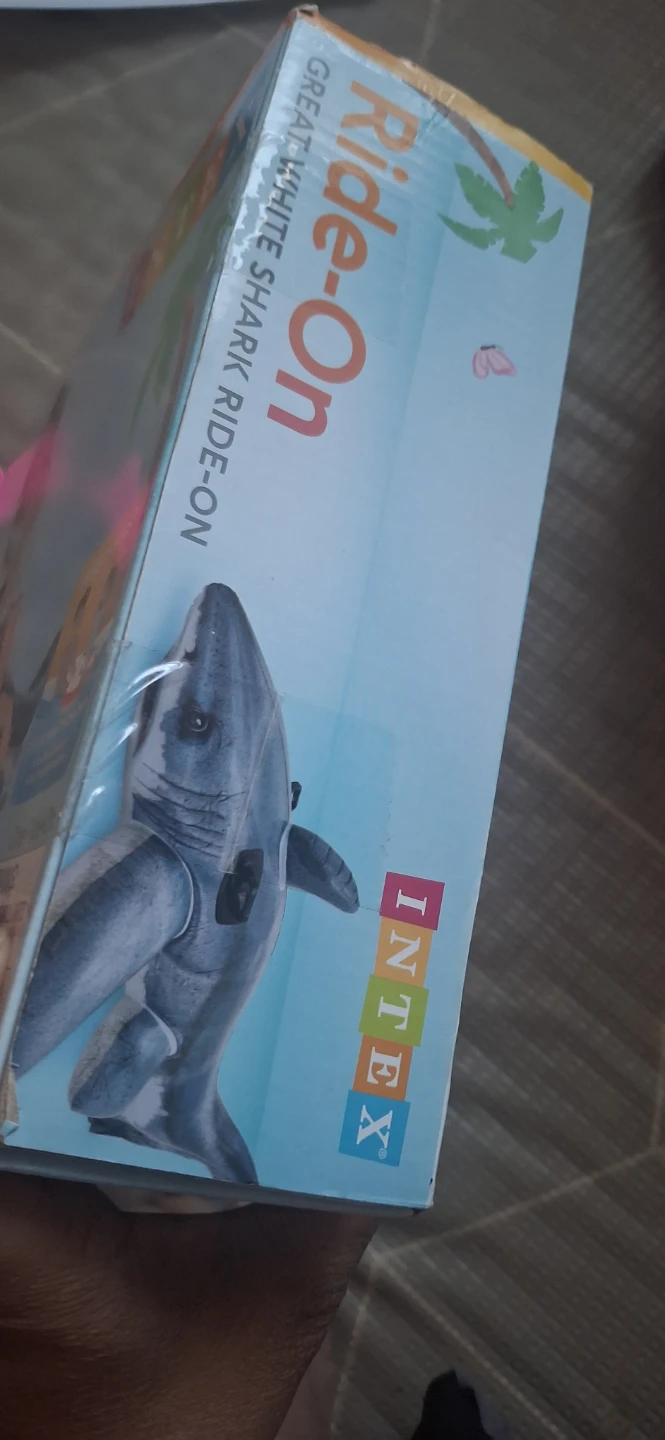 Intex Great White Shark Ride-On Pool Float🌱 - photo 3