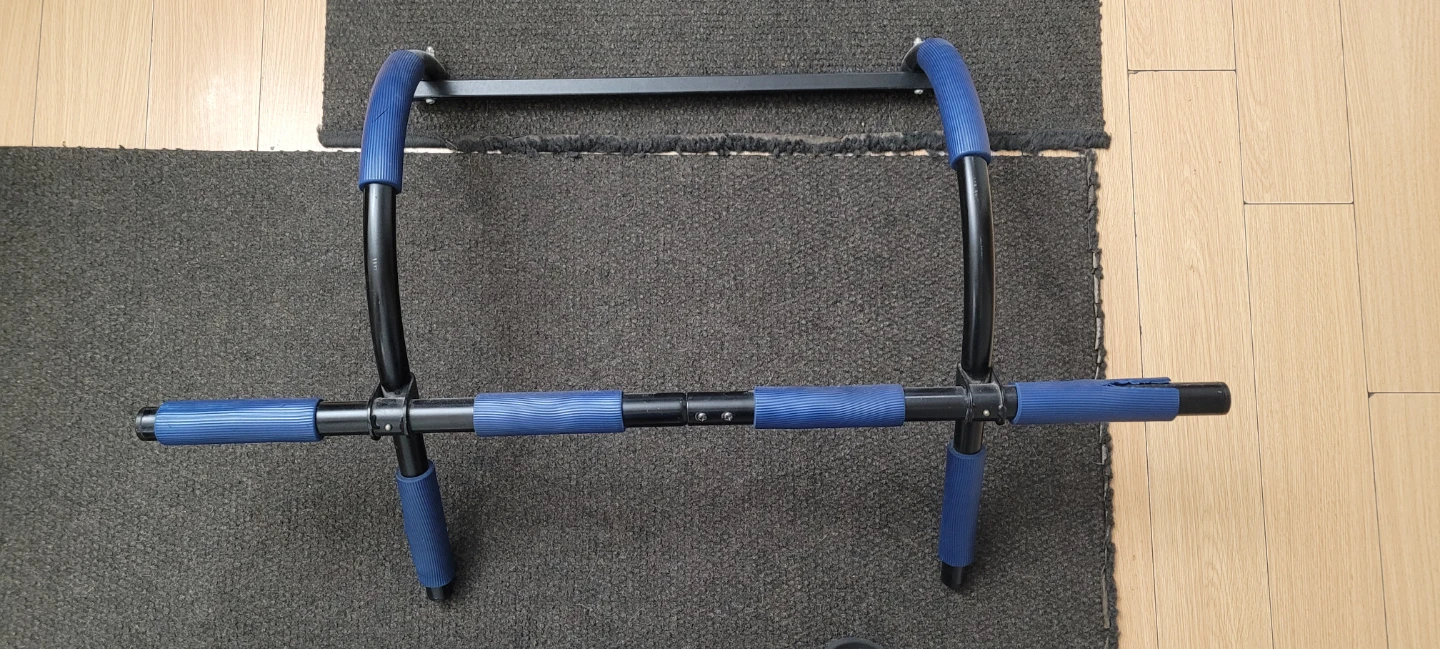 Doorway Pull-Up Bar - Blue Grips