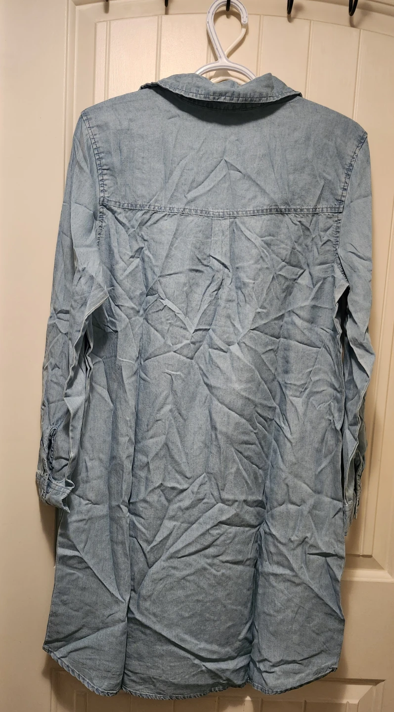 Como Vintage Denim Shirt Dress Size S - photo 2