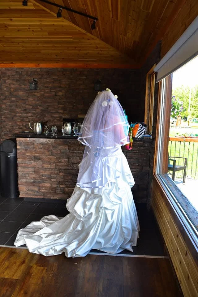 White Strapless Wedding Dress with Beading - photo 2