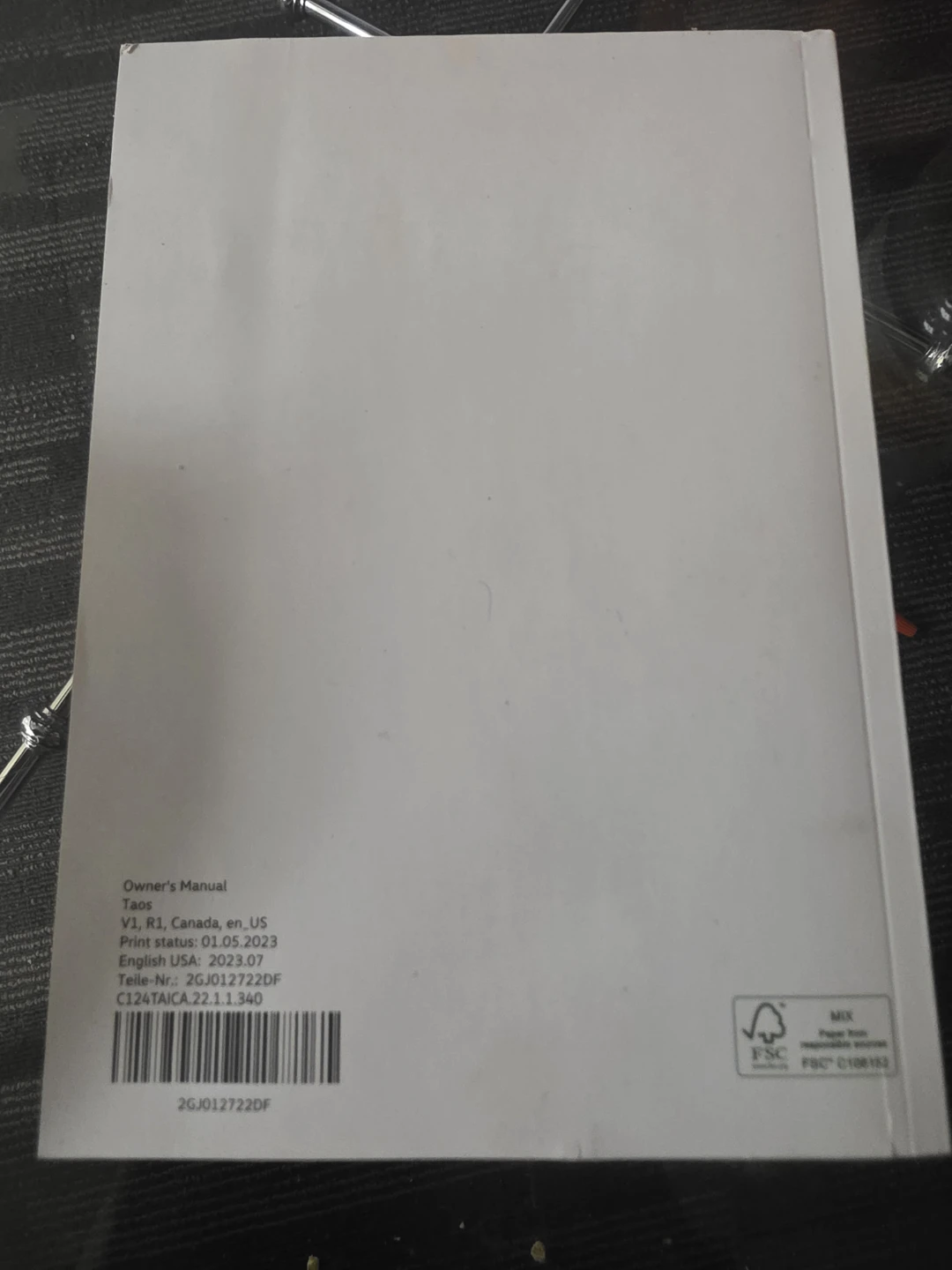 Volkswagen Taos Owner's Manual - Edition 07/2023 (Canada) - photo 2