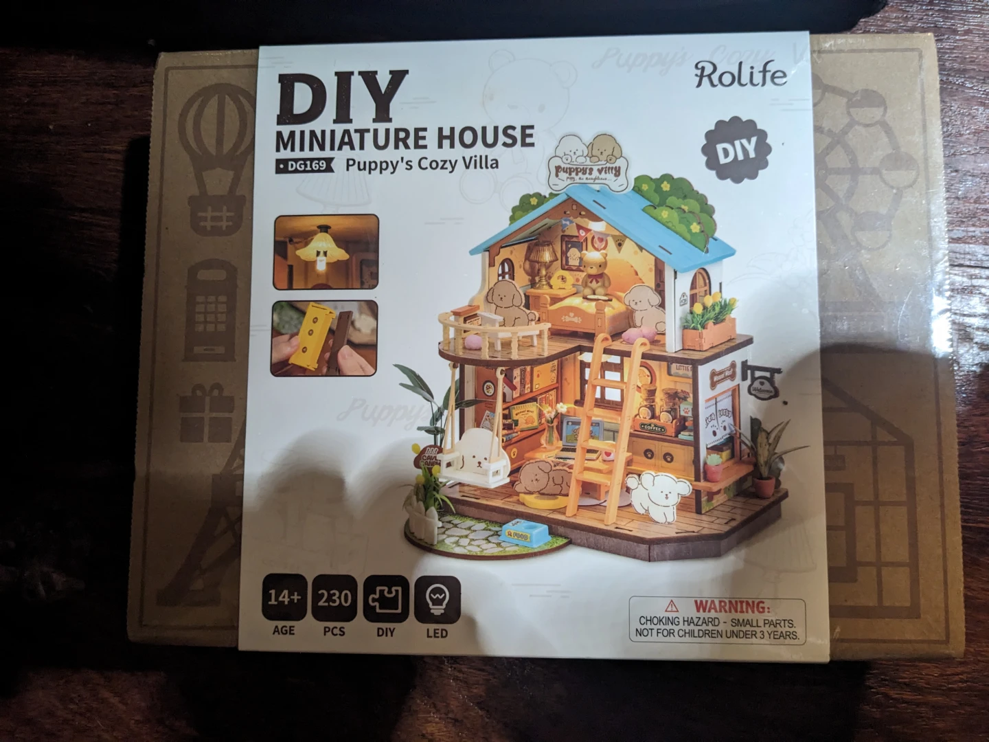 Rolife DIY Miniature House - Puppy's Cozy Villa DG169