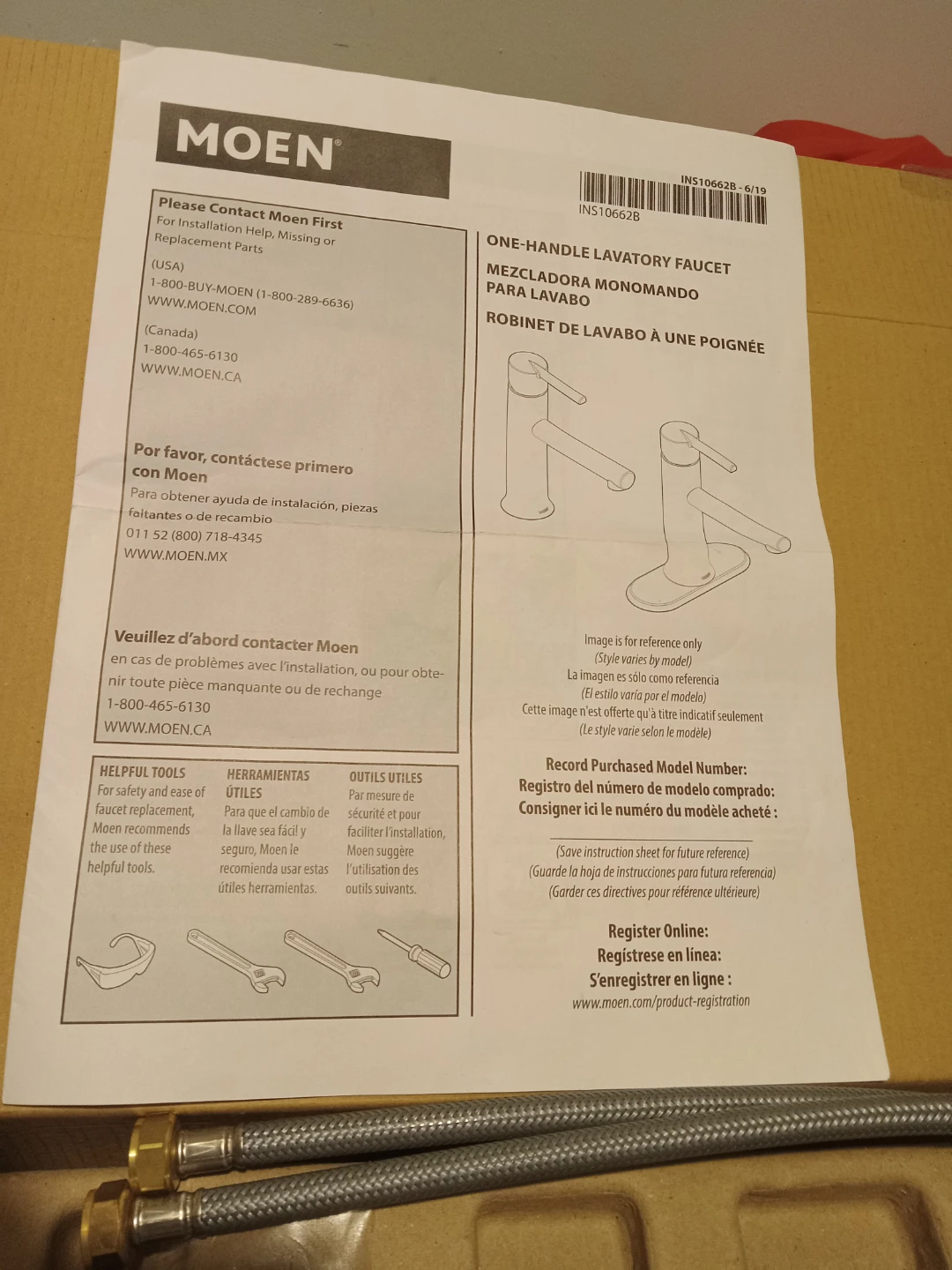 Brand New Moen Meena 84794 Bathroom Faucet - photo 4