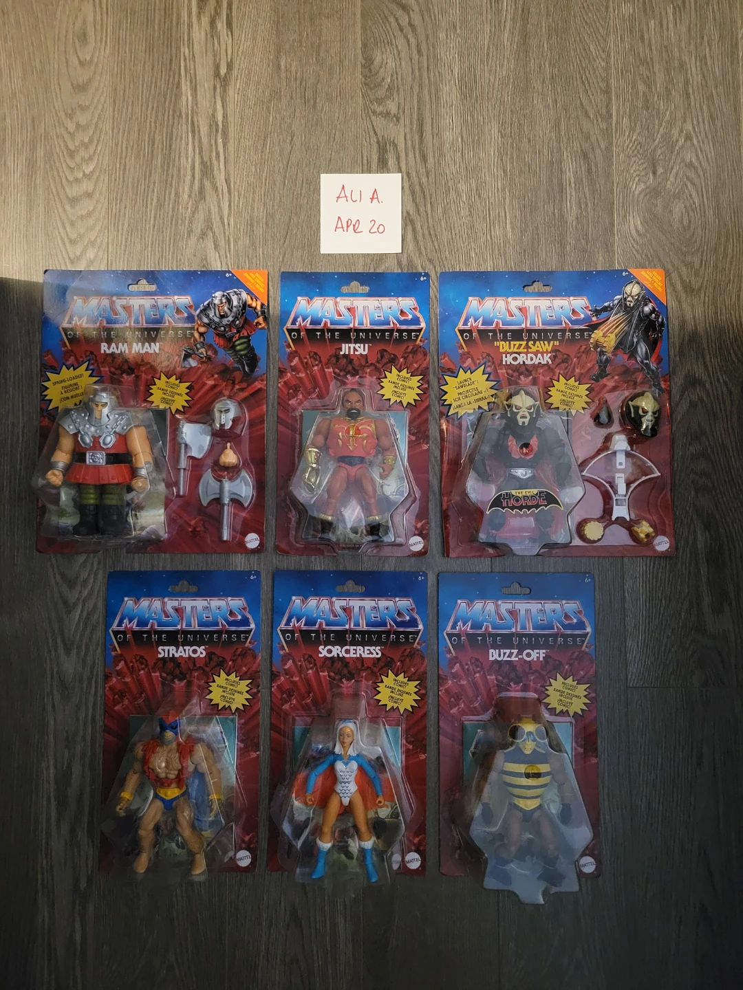 Masters of the Universe Figures RamMan,Hordak,Sorceress,Buzz-Off