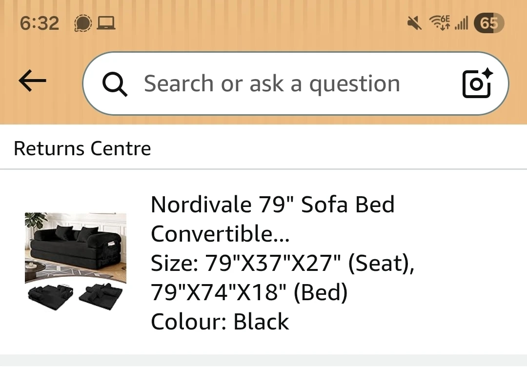 Convertible Sofa Bed - photo 2