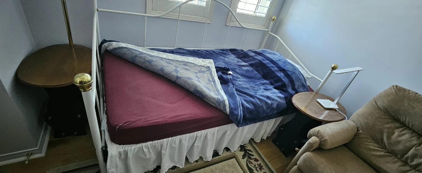 White Metal Daybed Frame