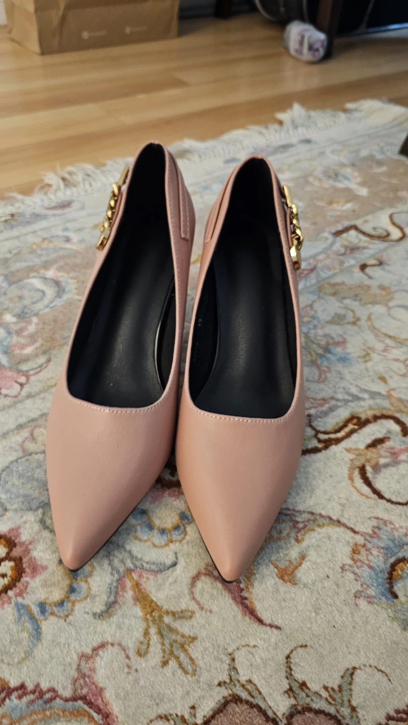 Women's Pink Heeled Shoes Size 39 - photo 2