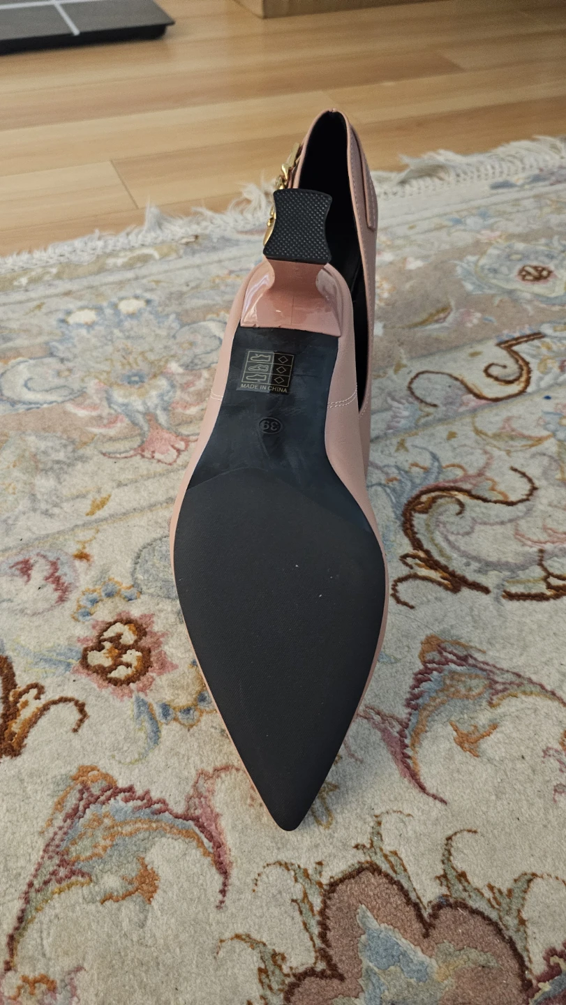 Women's Pink Heeled Shoes Size 39 - photo 4