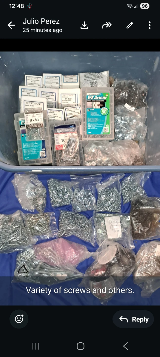 Assorted Screws and Hardware