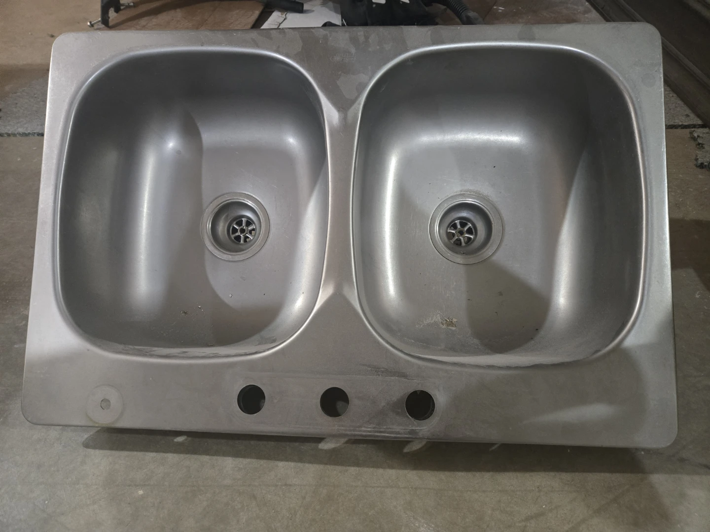 Kindred Stainless Steel Double Bowl Kitchen Sink