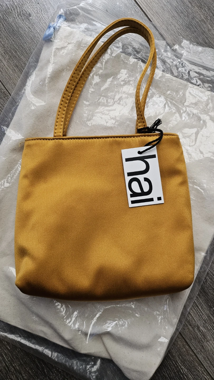 [Hai] Amber satin mini shoulder bag with tote