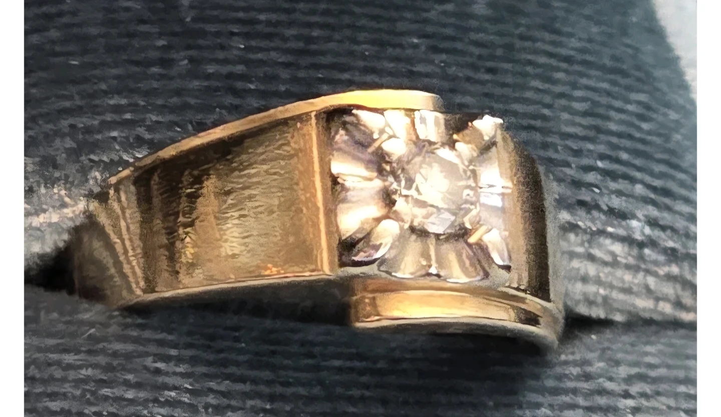 14k. Mens Vintage 14k. Gold Ring - photo 4