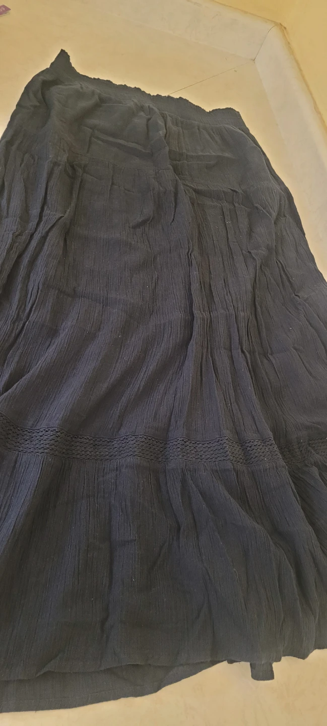 Joe Fresh Black Maxi Skirt - Size L