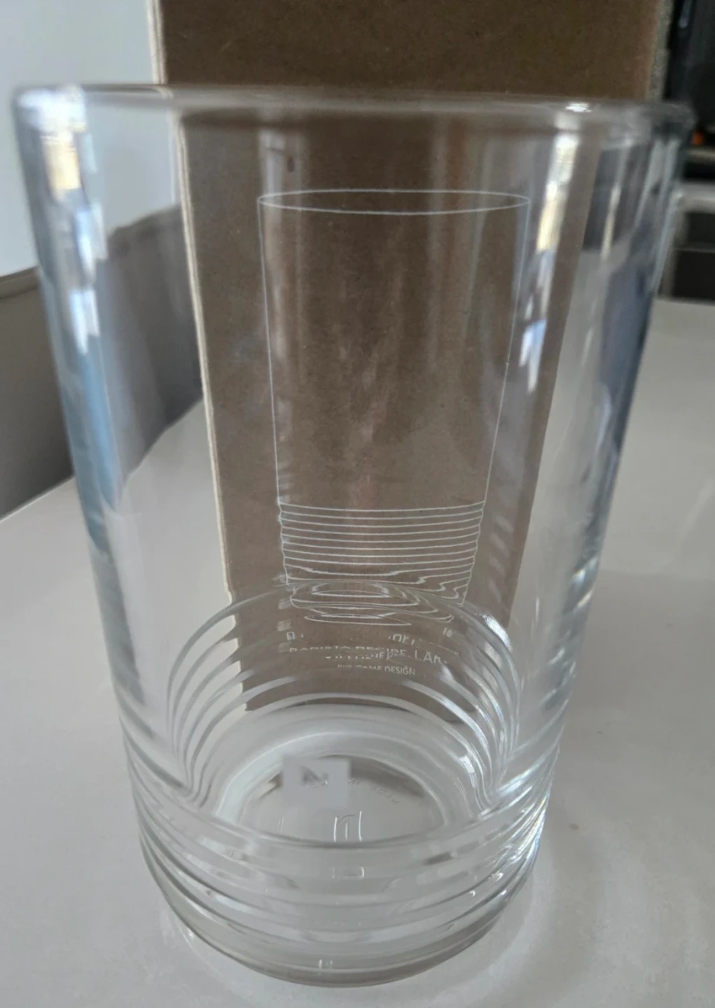 Brand new Nespresso Barista Recipe Large Glasses (Set of 2)