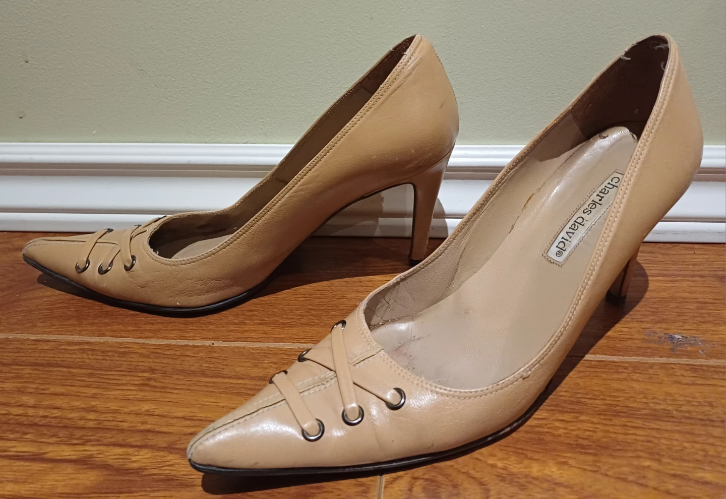 FREE: Charles David Women's Tan Leather Heels - photo 2