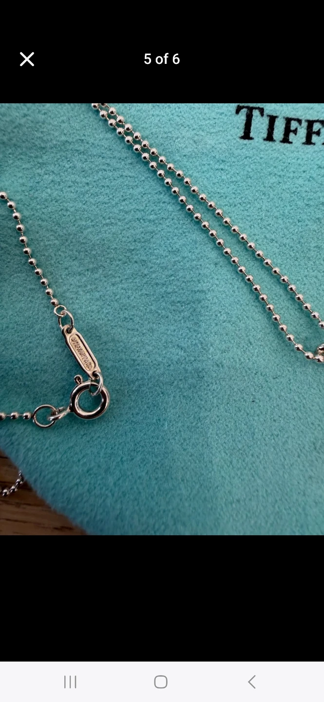 Tiffany & Co. Silver Key Pendant Necklace - photo 5