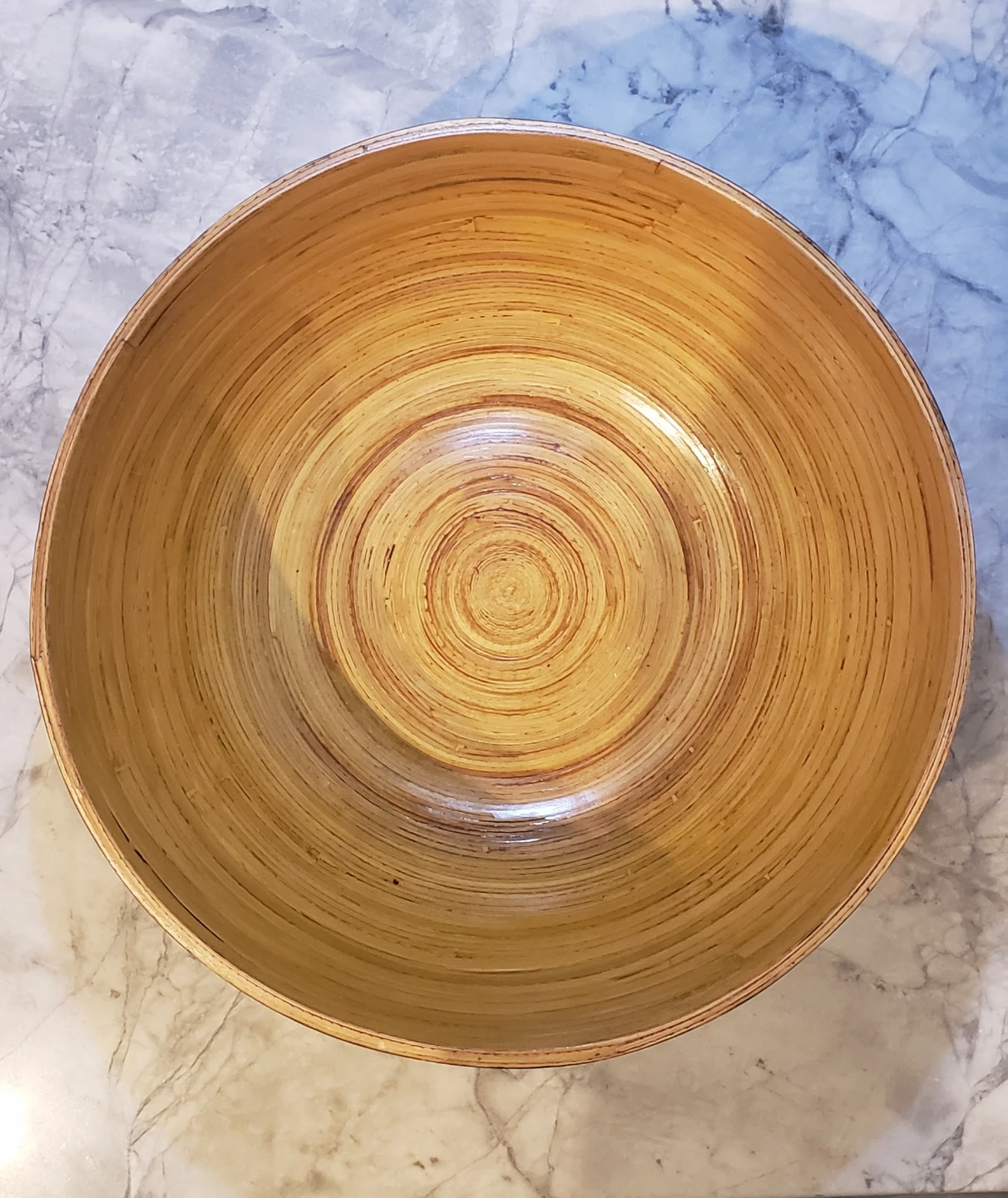 Two Gold Shellac-Bamboo Nested Bowls - photo 4