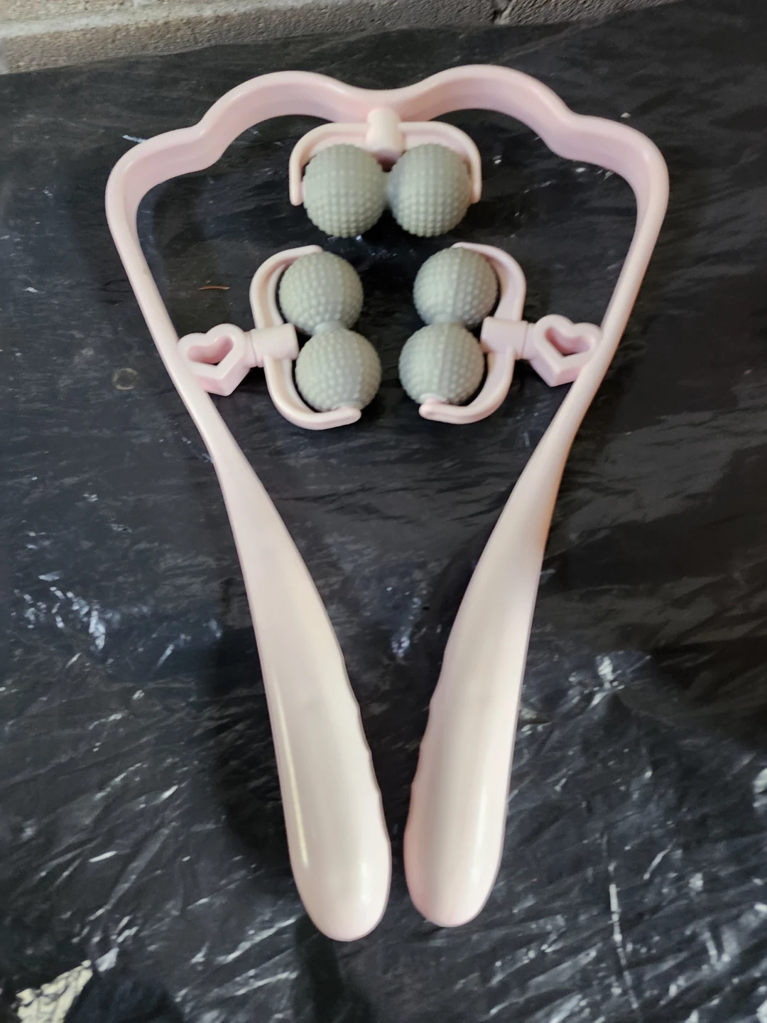 Pink Neck and Shoulder Massager Roller - photo 2