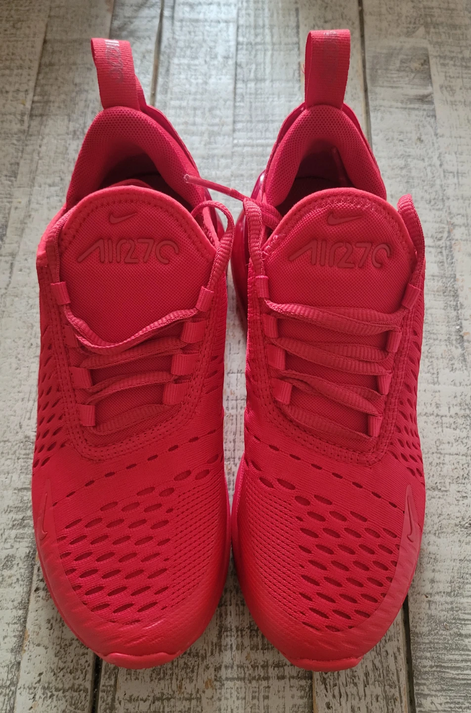 Nike Air Max 270 Youth Red Shoes Size 4Y - photo 4