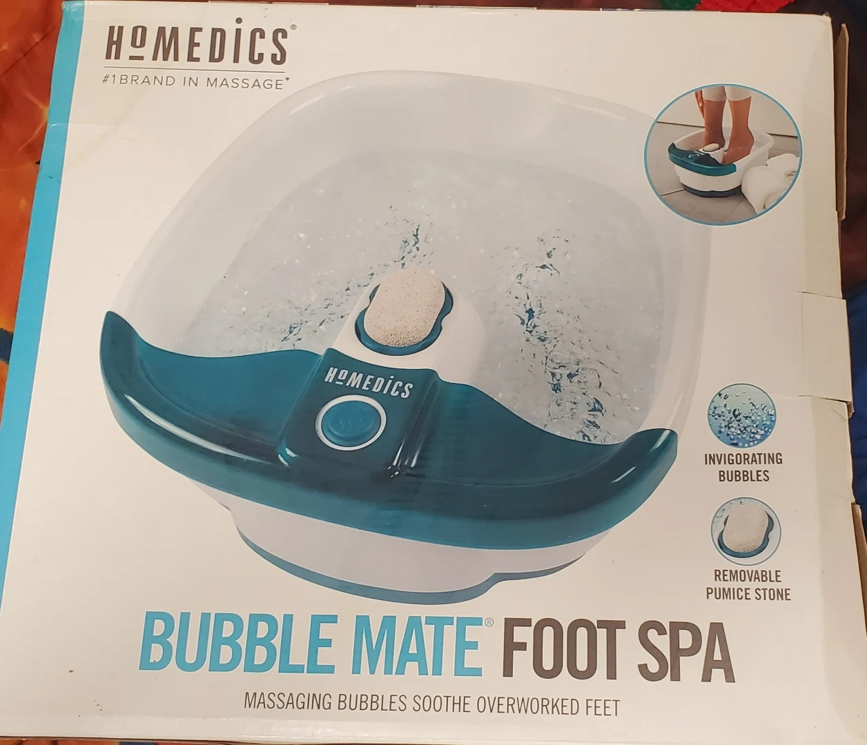 🥕HoMedics Bubble Mate Foot Spa - photo 2