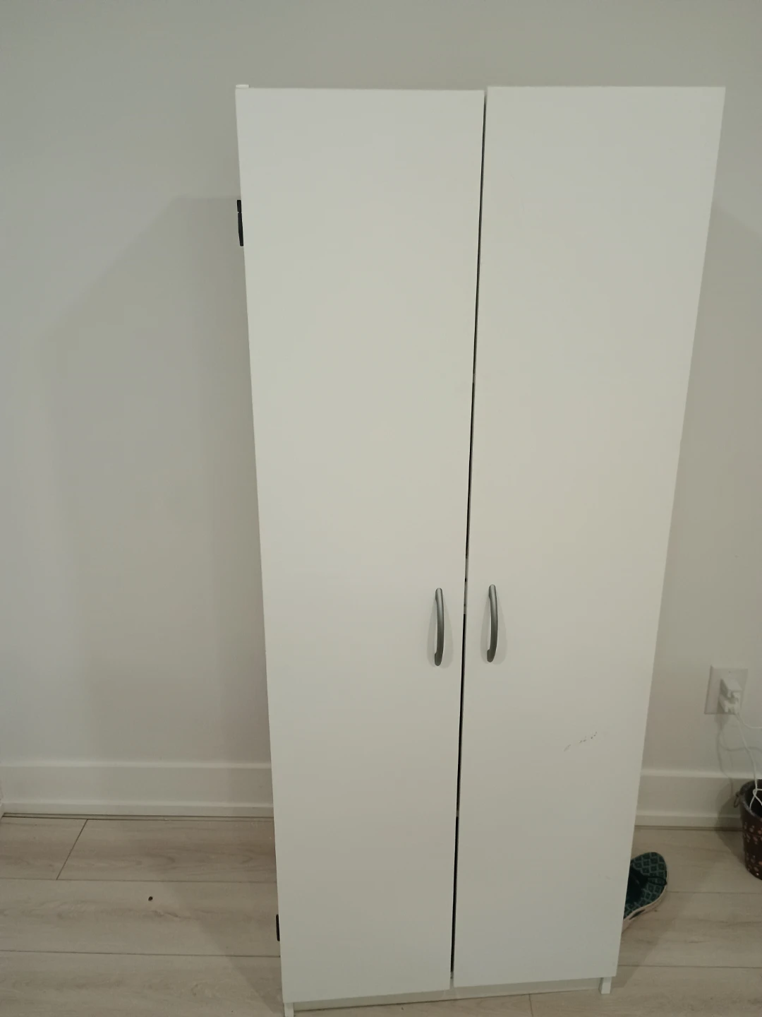 White Double Door Storage Cabinet 5ft