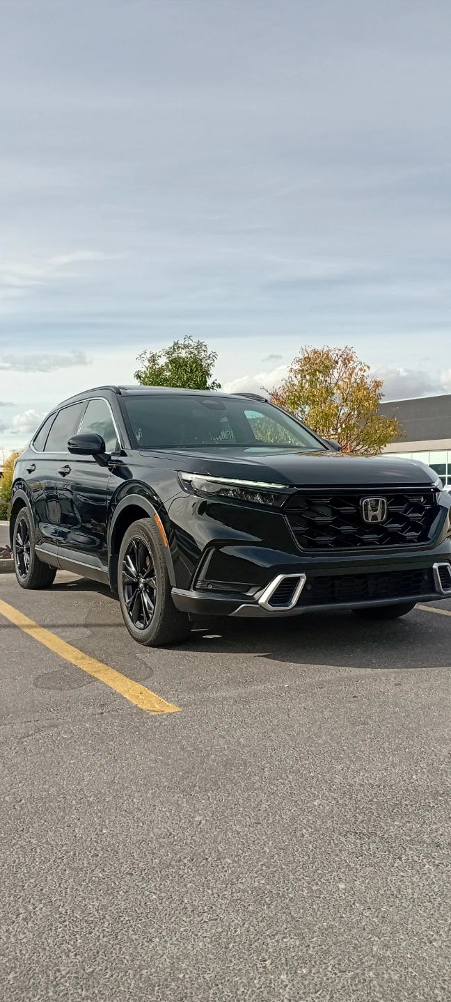 Black Honda CR-V hybrid 2025 Touring