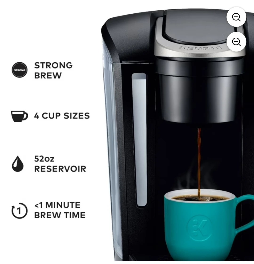 Keurig - K-Select Single-Serve K-Cup Pod  - Matte Black - photo 3