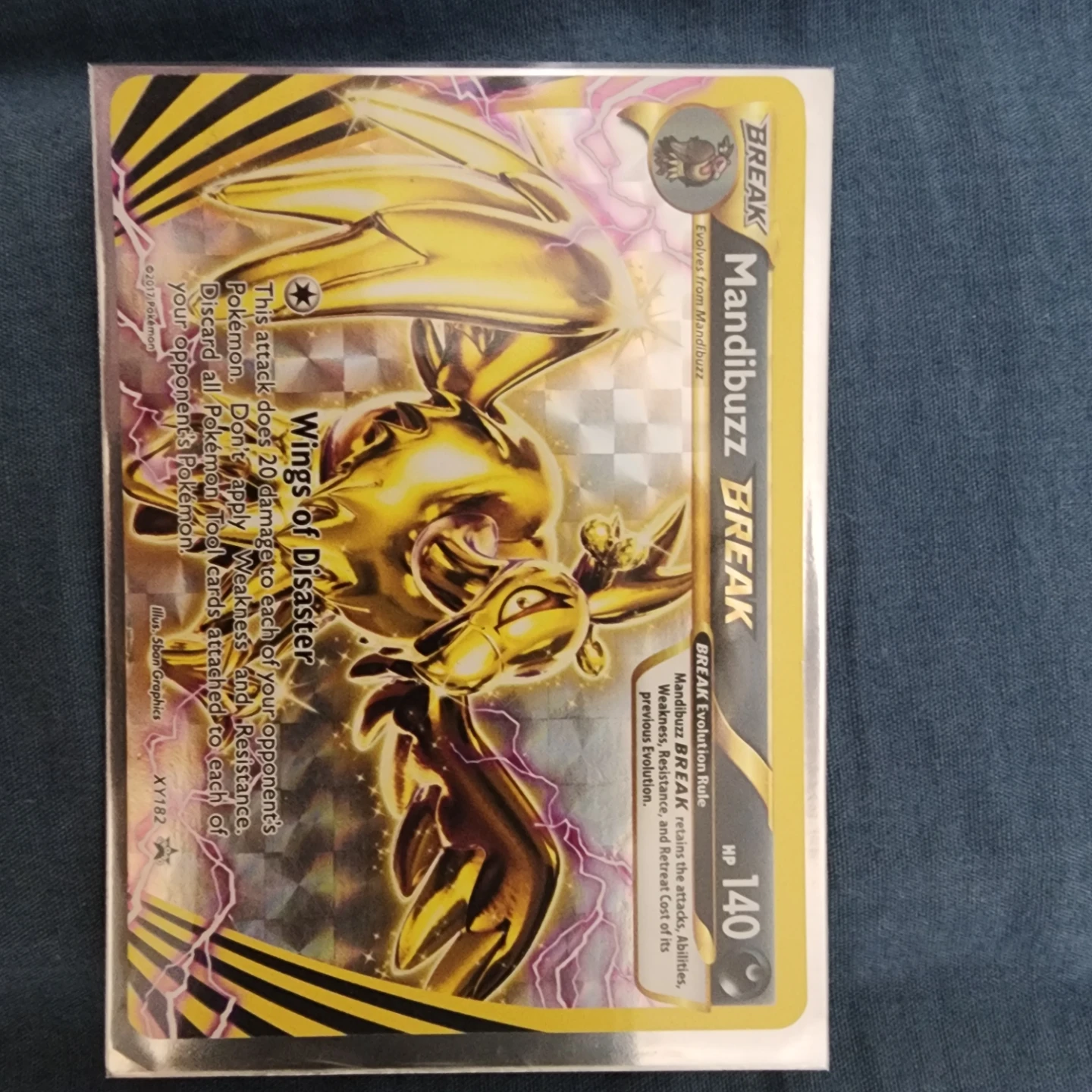 Pokémon BREAK Trading Cards - Arcanine, Mandibuzz, Crobat - photo 3