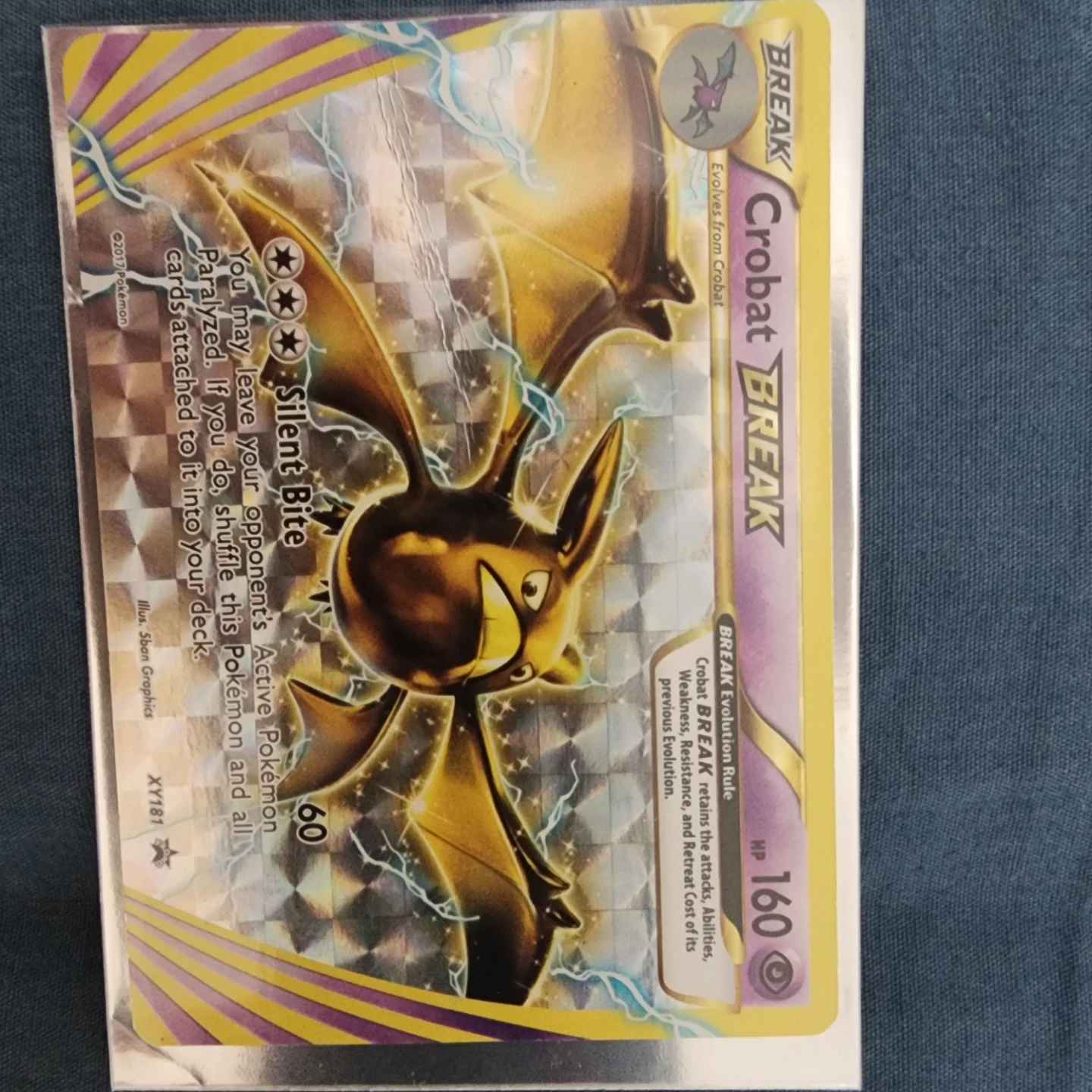 Pokémon BREAK Trading Cards - Arcanine, Mandibuzz, Crobat - photo 4