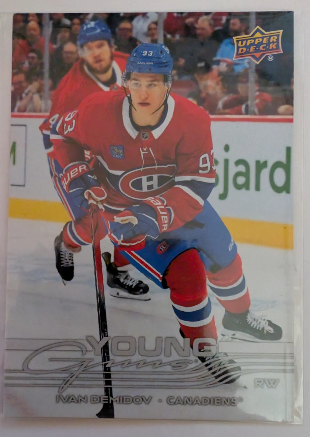 2024-25 Upper Deck Series 1 Ivan Demidov Young Guns RC Jumbo