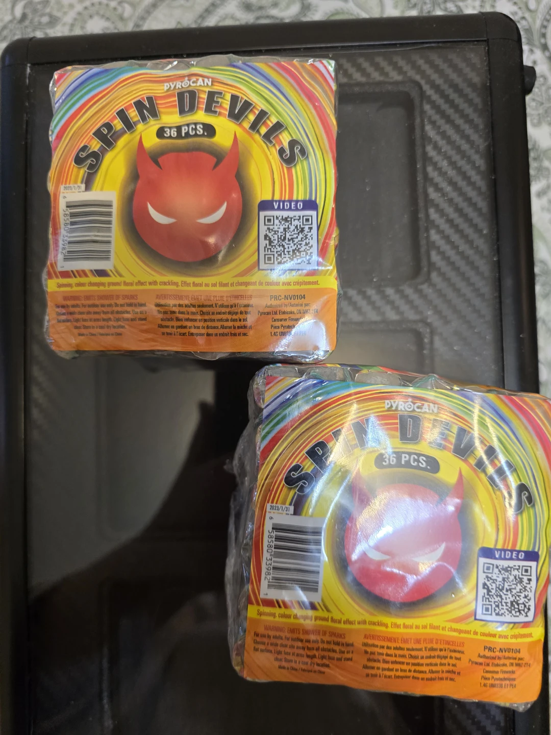 Pyrocan Spin Devils - 2 packs (36 pcs each)
