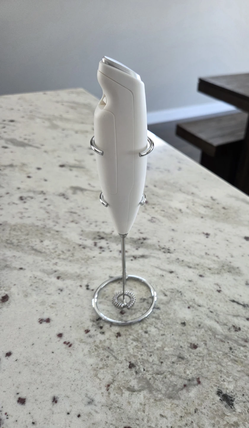 Electric Milk Frother and Stand - photo 2