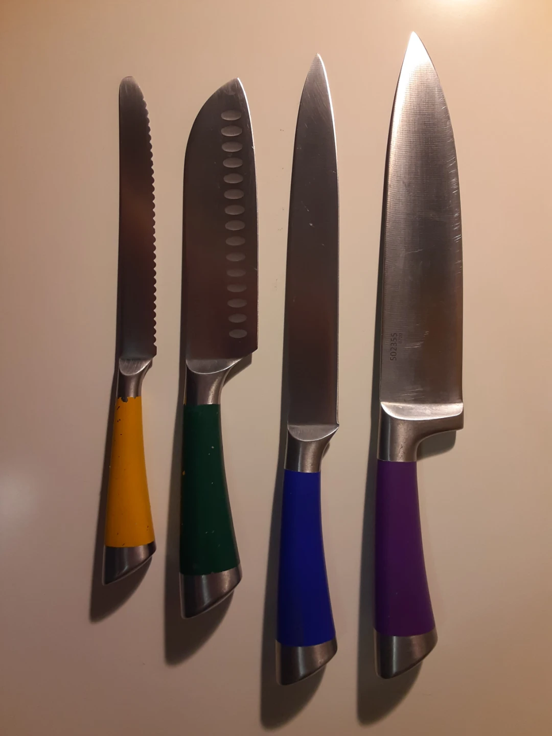 (-) Cuisinart 4-Piece Stainless Steel Knife Set w/ Sheaths (-) - photo 3