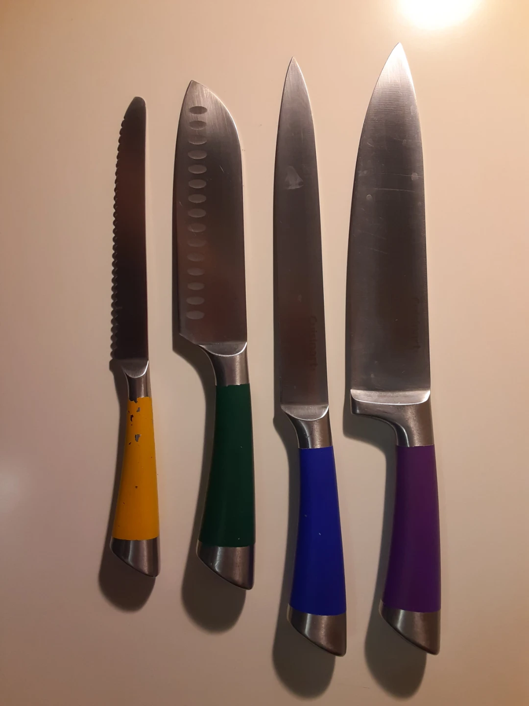 (-) Cuisinart 4-Piece Stainless Steel Knife Set w/ Sheaths (-) - photo 4