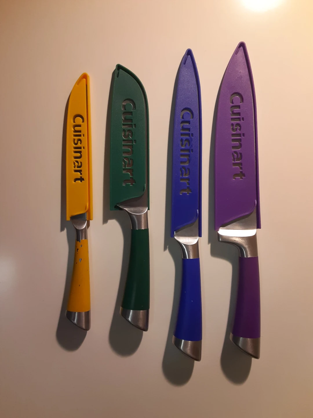 (-) Cuisinart 4-Piece Stainless Steel Knife Set w/ Sheaths (-) - photo 5