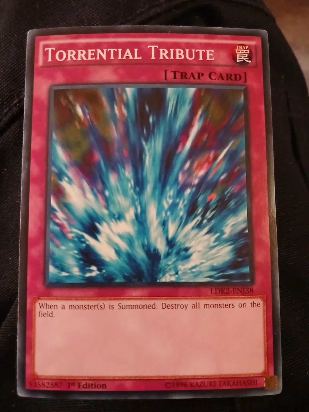 Yu-Gi-Oh! Torrential Tribute Trap Card LDK2-EN138 1st Edition