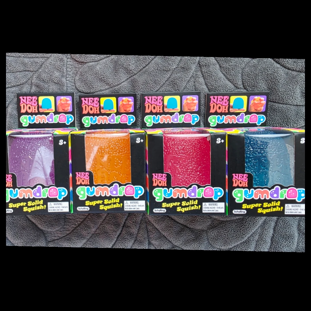 Gum Drop NeeDoh Nee Doh Gumdrop Solid Squishy Toy