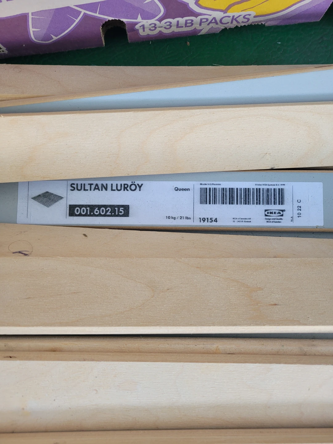IKEA SULTAN LURÖY Queen Bed Slatts - photo 2