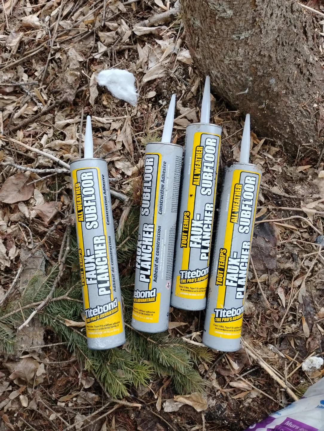 Titebond Subfloor Construction Adhesive (4 Tubes)