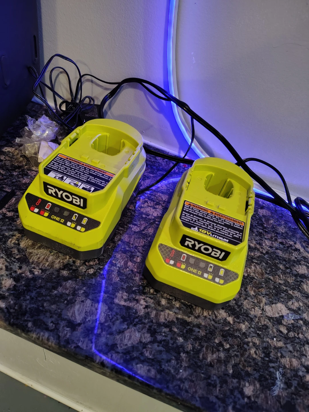 Ryobi 18V ONE+ Lithium Battery Chargers (2-Pack)