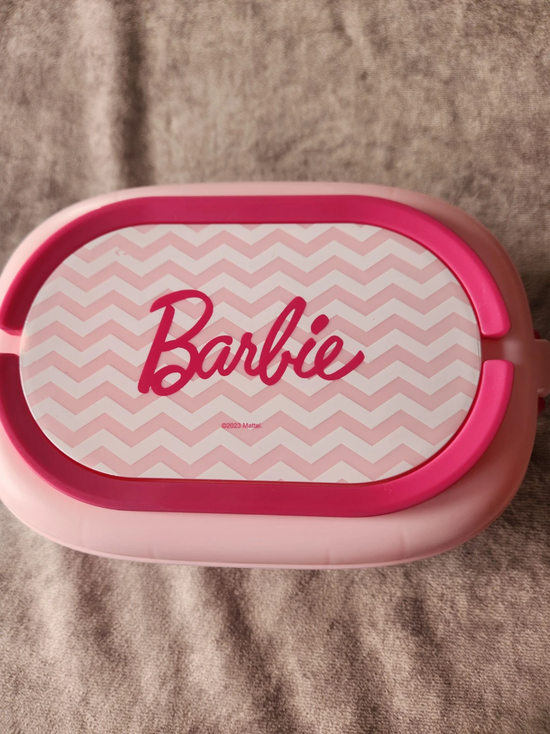Barbie Pink Bento Luncj Box with Utensils