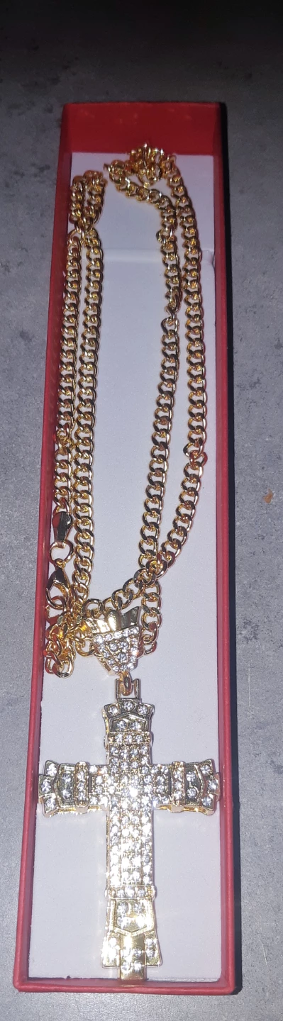 Ice Out Cross With Chain - photo 3