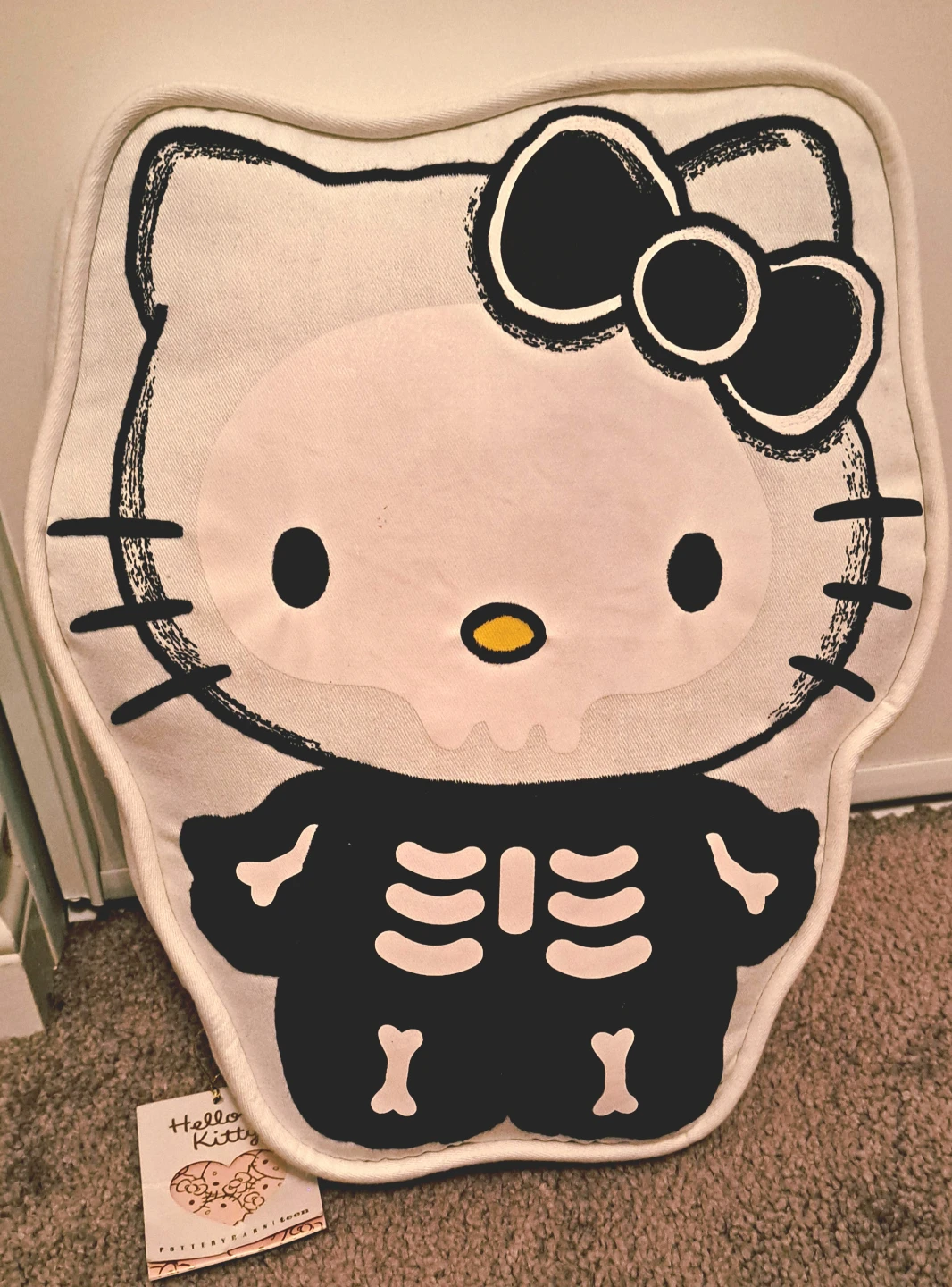 Hello Kitty Skeleton Pillow/Cusion