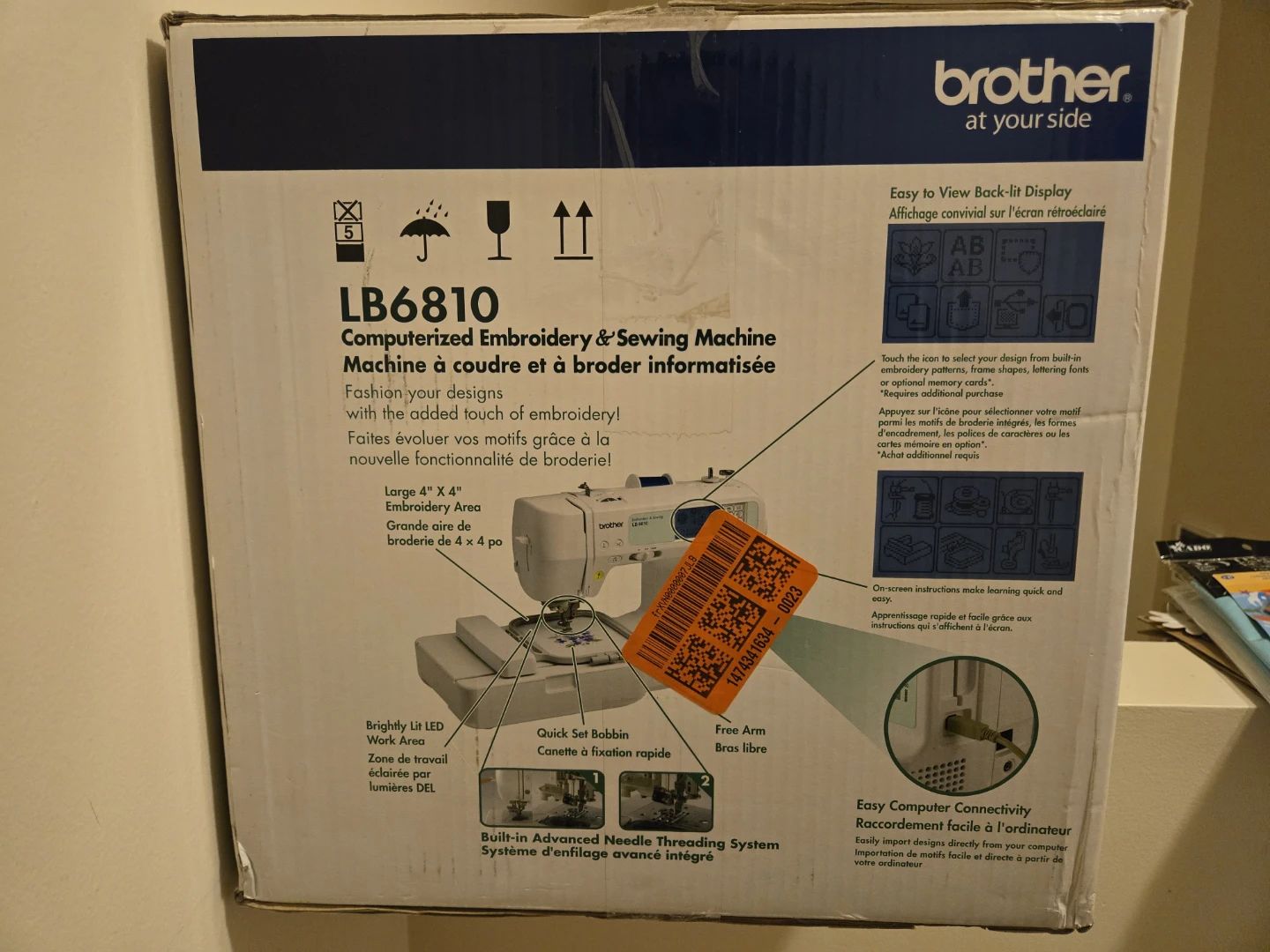 Brother LB6810 Computerized Embroidery & Sewing Machine - photo 2