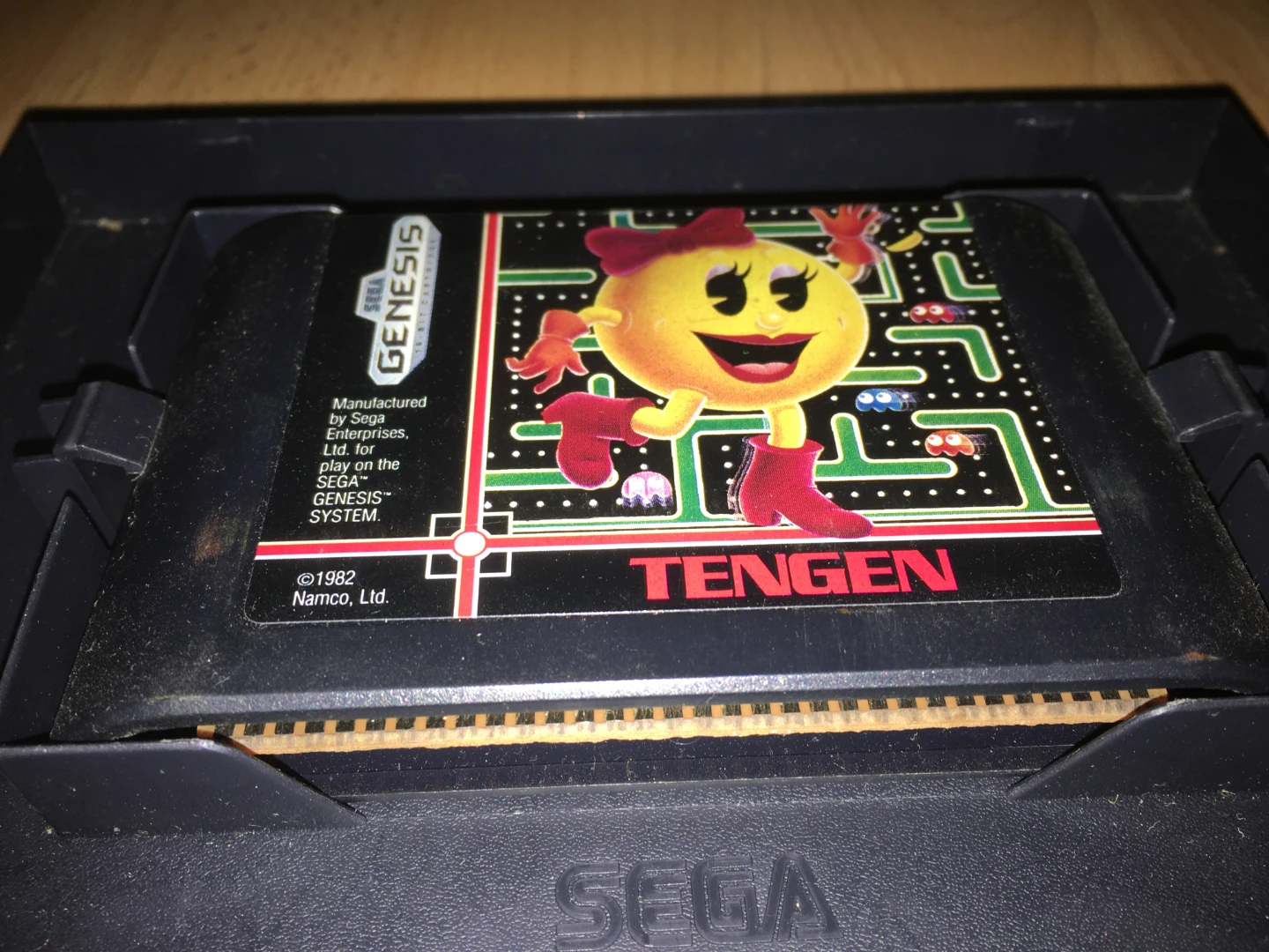 Ms. Pac-Man Sega Genesis Game Cartridge - photo 2