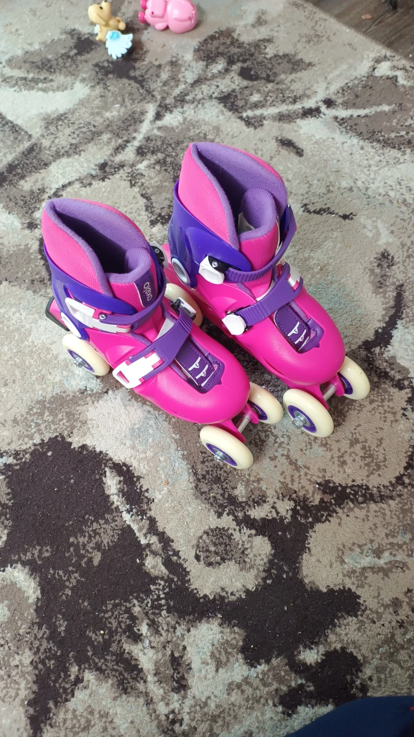 Oxelo Pink & Purple Roller Skates - photo 3