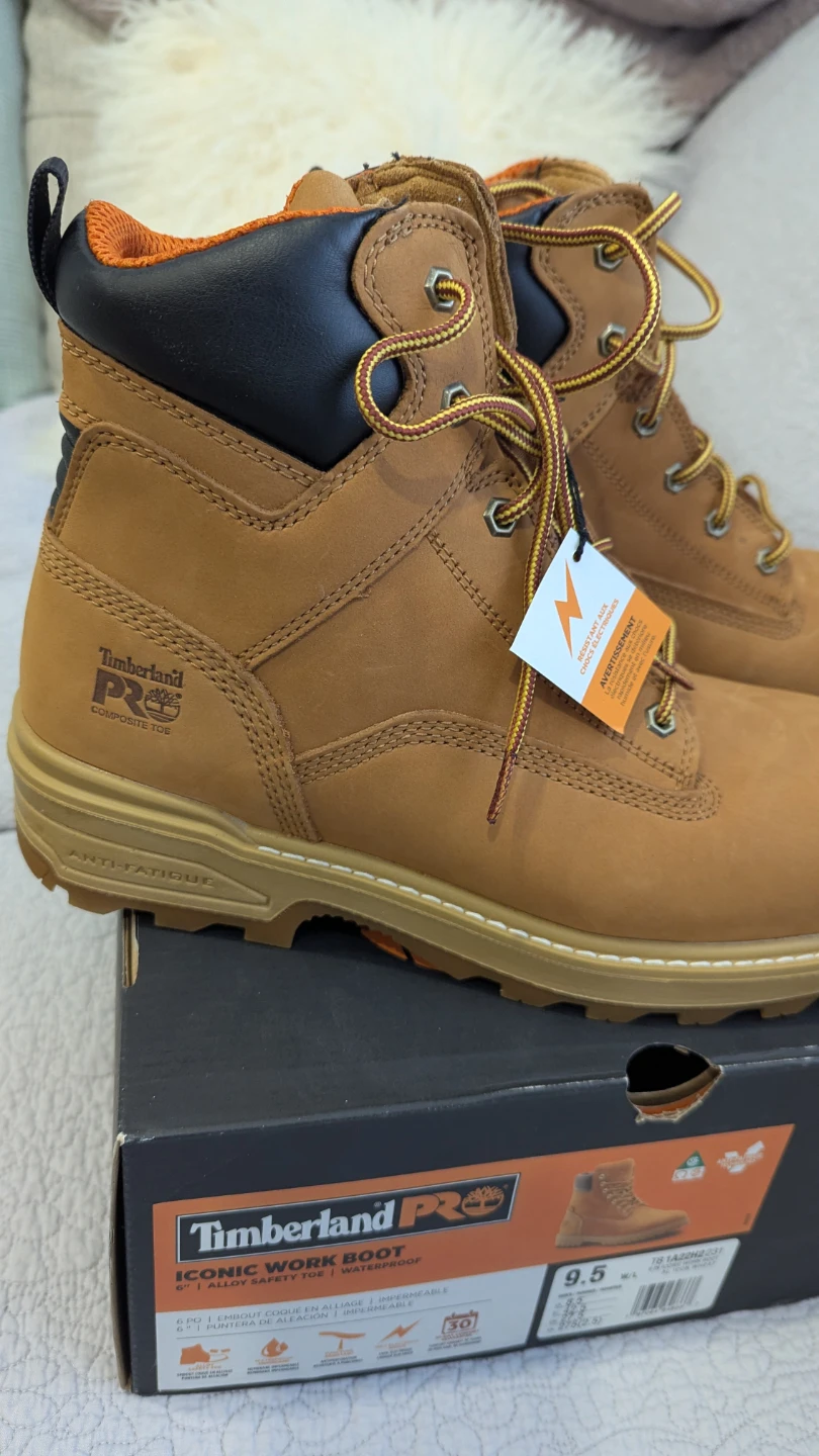 Timberland Pro Iconic Work Boots - Composite Toe - Size 9.5 W - photo 2