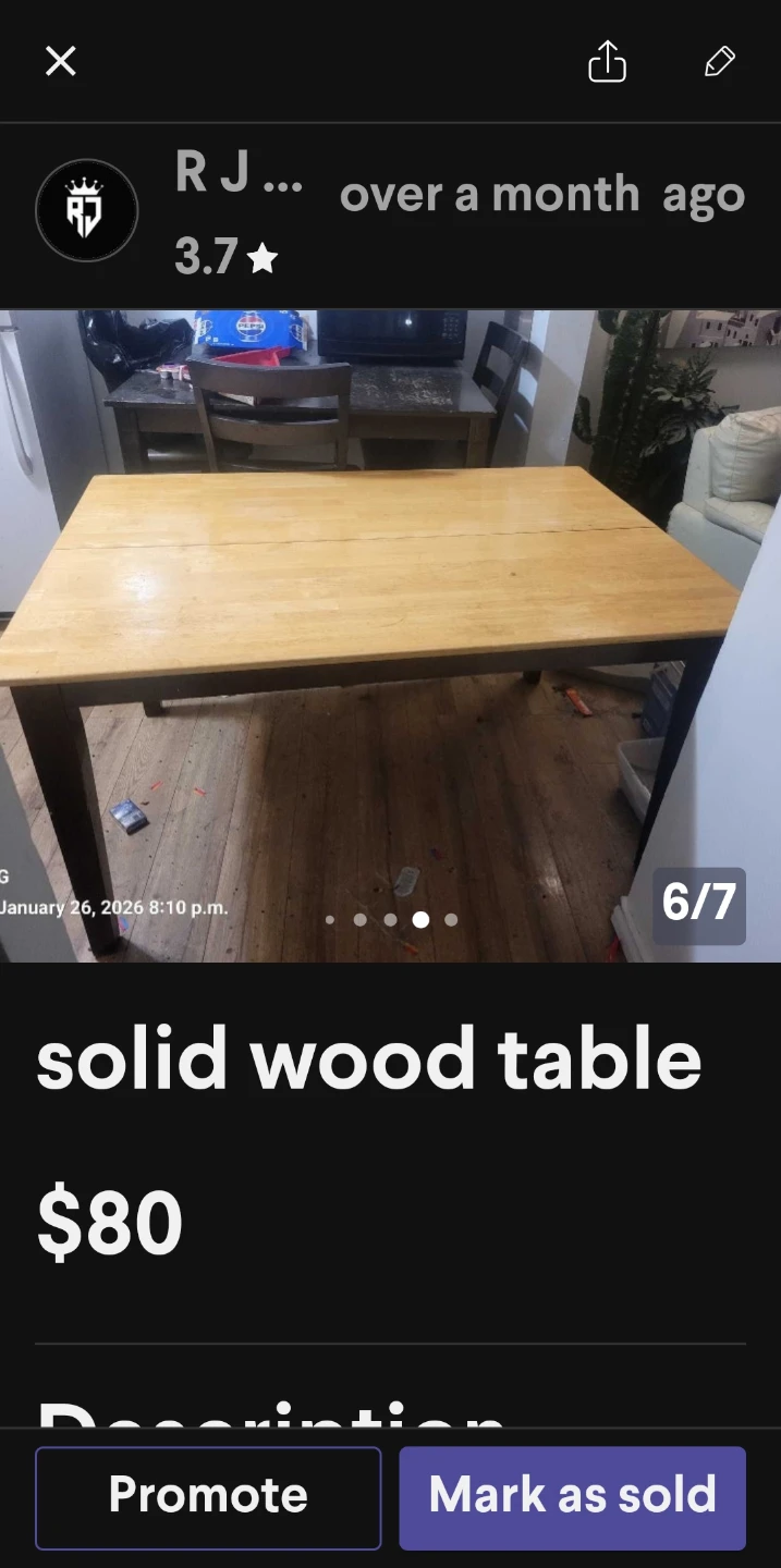 Kitchen table