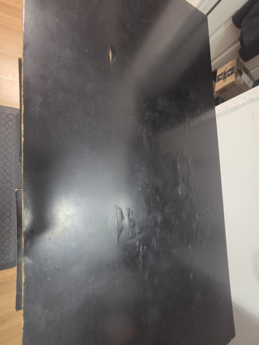 Black Bar Table Set with 4 Stools - photo 5