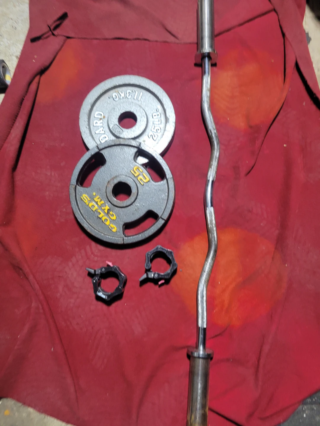 50LBs  2" HOLE OLYMPIC PLATES. 2-25s. DIFFERENT BRANDS - photo 2